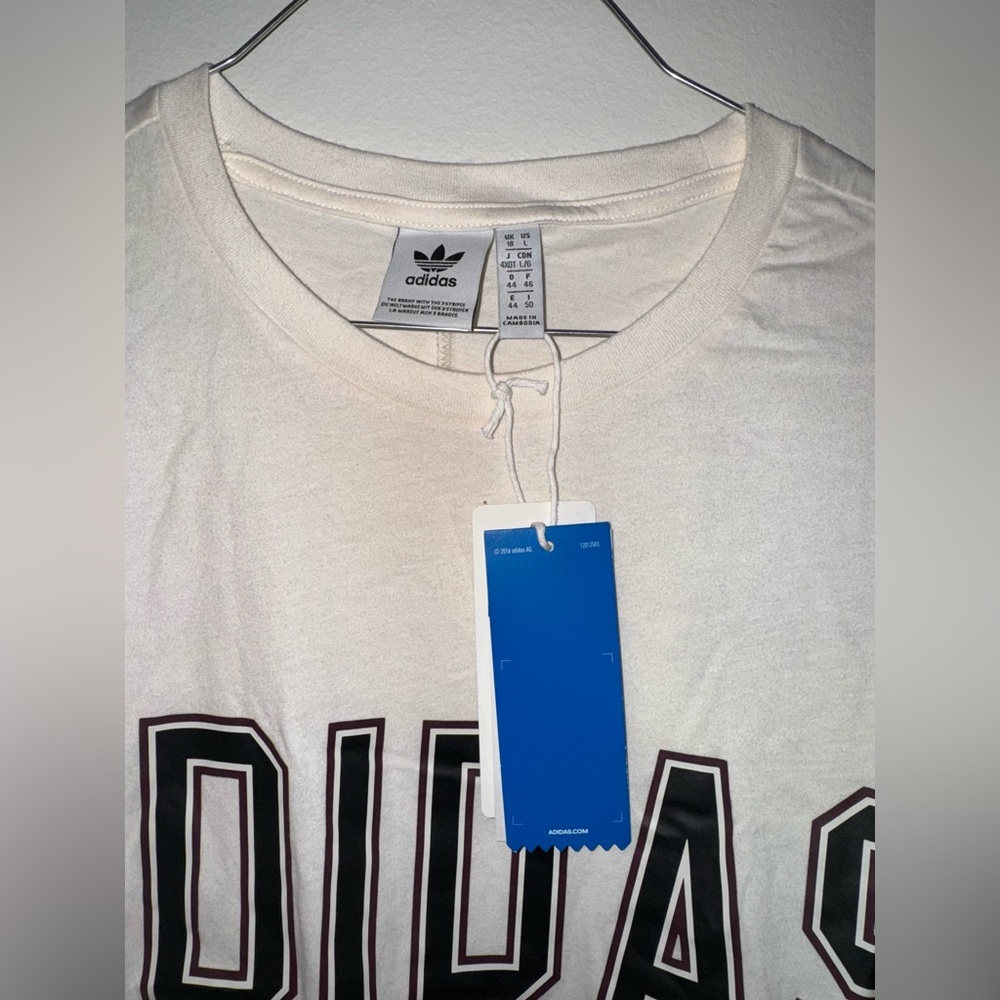 Adidas Originals Chevron Striped Short Sleeve T-Shirt - Picture 10 of 16